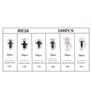 101PCS Bumper Push Rivet Clips Wear-resistant Expansion Screws Replacement Kit