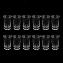12xSolid Shot Glass Whisky Glass Wine Cup Tumbler, 35ml, High Temp Resistant