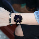 Hannah Martin Movement Night Flash Starry Sky Dial Stainless Steel Waterpro