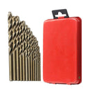13Pcs/set M35 Cobalt HSS Fully Ground Straight Shank Twist Drill Bit S AHH
