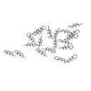 20pc TwistLock Centering Pin Spring Twist Lock Weedless Fishing Hook Tackle