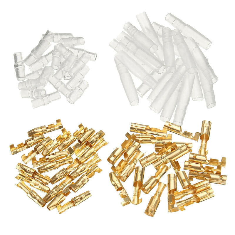 200x Car Motorcycle Waterproof Electrical 4mm Wire Connector for Truck Bike