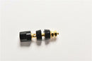 2X Binding Post Speaker Cable Audio Amplifier Terminal Banana Plug Jack Gol FT