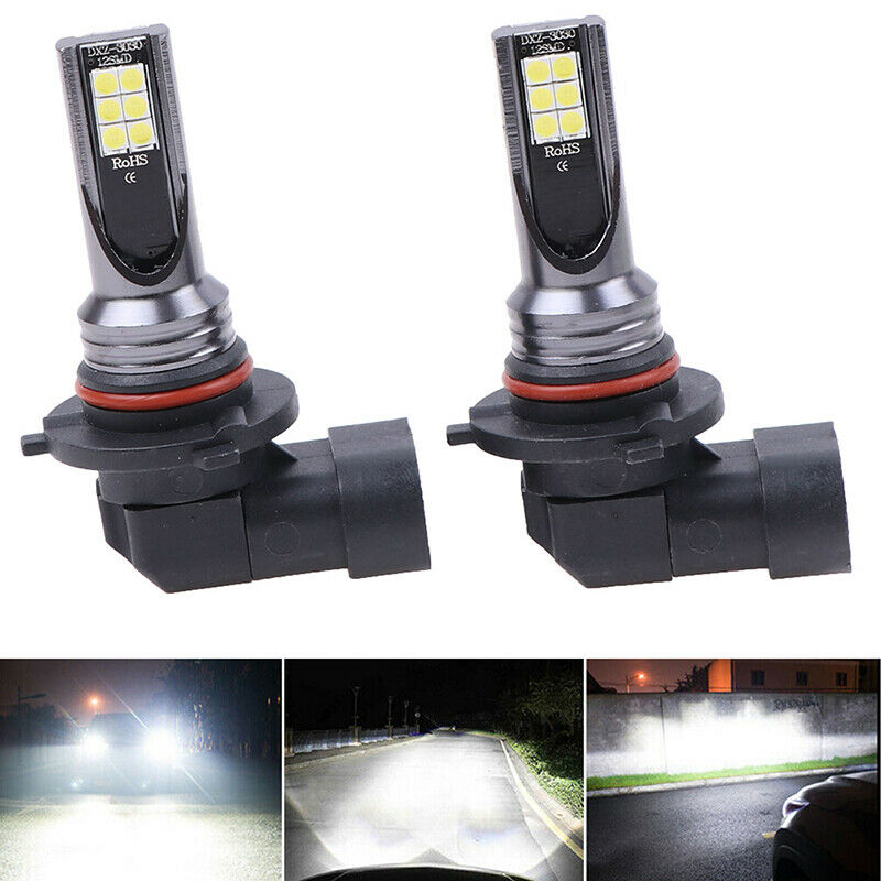 2Pcs 9005 9006 LED Hi-Low Beam Headlight 100W 19000LM Fog Lights 6000K Whit@