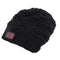 Unisex Winter Dual Fabric Wireless Bluetooth4.0 Music Horizontal Grain Hat A