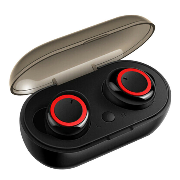 D002 True Wireless Earbuds Bluetooth Headphones Touch Control with Charging Case