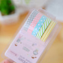 5 rolls colorful cute tape adhesive sticky paper masking tape crafts deBX