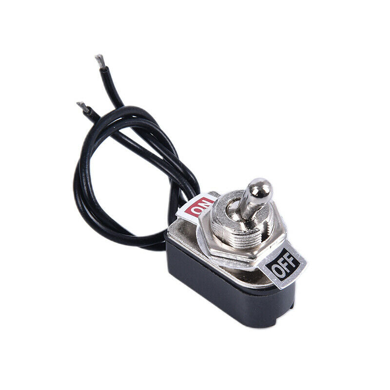 KNS-1 6A 250V AC On-Off Prewired Standard Toggle Switch SPST Contacts Switc Ew