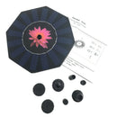 Floating Solar Power Fountain Panel Kit Garden Water Pump For Birdbath Pool