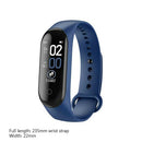 M4 0.96 inch IPS Touch Smart Bracelet Heart Rate Fitness Tracker (Blue) A