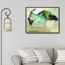Hand Painted Picture DIY Dancing Girl Painting By Numbers Art Craft Decor A