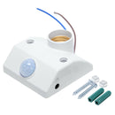E27 220V Infrared Motion Sensor Lamp Automatic Light Holder Body Sensor Switch