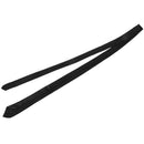 2" Wide Stripes Pattern Self Tie Skinny Necktie Black for Woman M2Y3