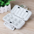 Double Layer Hard Plastic Fishing Box For Baits Sinkers Fishing Tackle Case