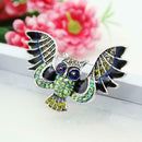 Betsey Johnson Enamel Crystal Owl Charm Women's Animal Brooch Pin Jewelry New