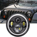 45W 7 Inch Round Led Headlight High Low Beam DRL Headlight For Jeep Motorcycle