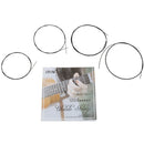 4Pcs/set Ukulele black strings U102 nylon strings BX