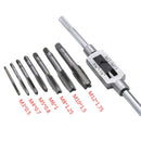 Convenient Tap Set M3-M8 Thread Tap With M3-M12 Tap Holder Wire Tap fdr POH