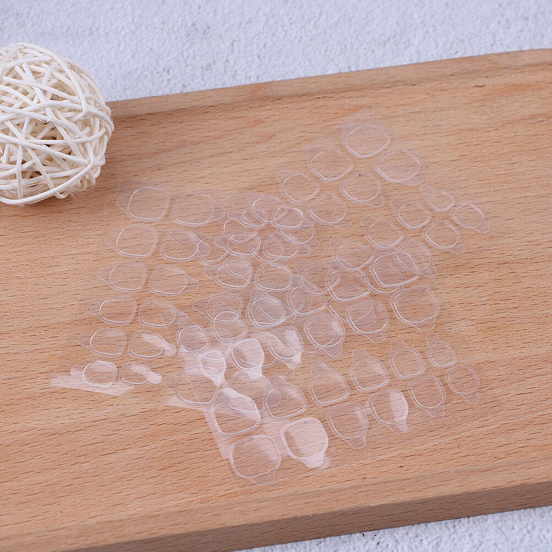 1 sheet 24pcs jelly double sided tape for false nail tips adhesive tab manicurME