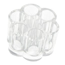 6-Slot Compact Personal Lipstick Display Stand Cosmetics Brush Holder Rack