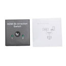 1X(2-In-1 Hdmi Ab Switch Bidirectional Switcher,Hdmi 2.0,10.2Gbps Transmiss