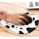 New Skid Resistance Memory Foam Comfort Wrist Rest Support Mouse Pad Cow