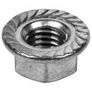 Diameter M10x1.5mm 304 Stainless Steel Serrated Hex Flange Nuts 12pcs G4Y7