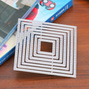 Circle Frame Metal Cutting Dies for DIY Scrapbooking Card Die Cuts (AB0045) A