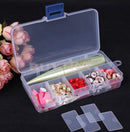 10 Slots Storage Box Adjustable Jewelry Novelty  Chic Craft Organizer Beads  LJ