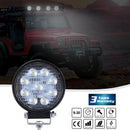 90W Round Car Headlight 9Led Cool White Light 4 Inch Car Work Light Led Tru I4T2