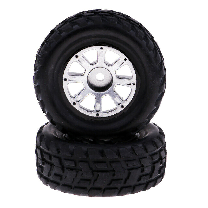 2x 1:18 Scale Left Tire Tyres Black for Wltoys A949 RC Truck Buggy Body Part