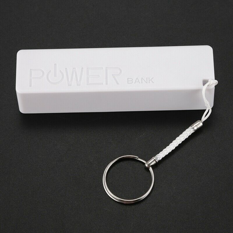 Portable External Power Bank Battery Charger 18650 with Keychain (Without Bat D1