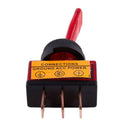 4PC 12V DC 20A LIGHT ILLUMINATED TOGGLE SWITCH CONTROL CAR BOAT DASH SPST O Q9N2