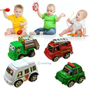SN9F 6pcs Mini Car Toys Vehicle Sets Educational Toys