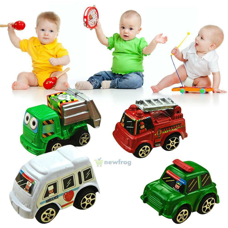 SN9F 6pcs Mini Car Toys Vehicle Sets Educational Toys