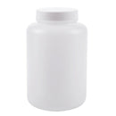 2000ml White Plastic Graduated Laboratory Chemical Capacity Storage Bottle