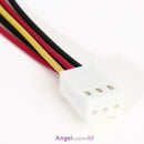 5Pcs 12V 3 Pin Female to 2/3 Pin Male PC Fan Power Splitter Extension Cable