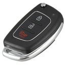 3 Buttons Flip Folding Remote Key Fob Shell Case For Mistra Hyundai Hb20 Sa G4L7