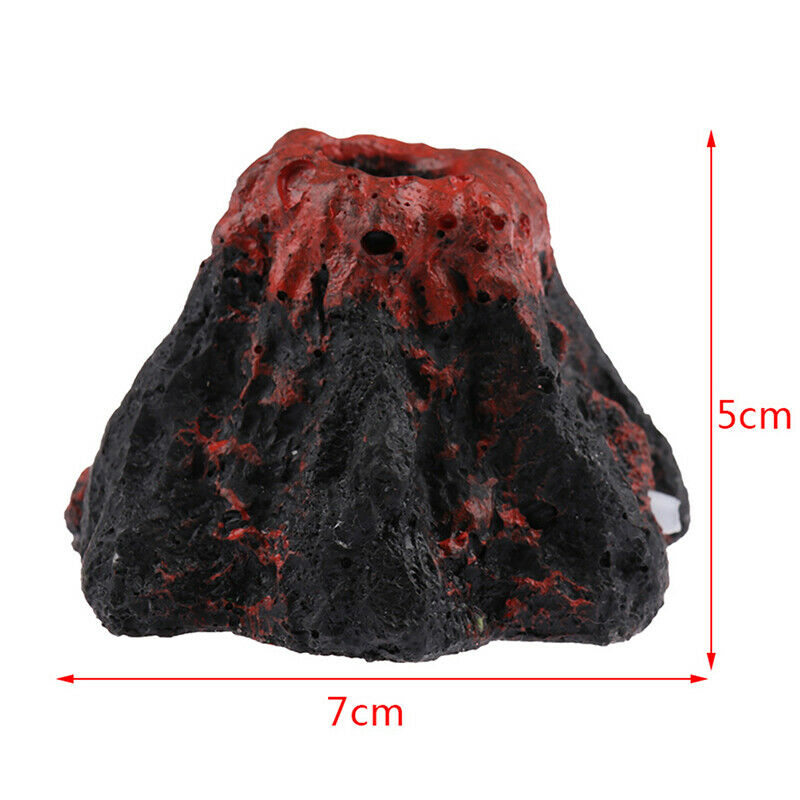 Volcano Shape Aquarium fish tank oxygen pump bubble stone pump tank decoration3C