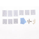 TO-220 Transistors Aluminum Heat Sink Cooling Circuit Board with Storage Box
