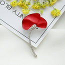 Fashion Poppy Brooches Costume Lapel Pin Broches Pin Women Jewelry Accessory