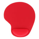 Soft Comfort Mousepad Mat W/ Gel Wrist Rest Support For Computer Laptop Red