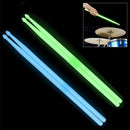 1Pair Drum Stick Glow in The Dark Stage Performance Luminous Drumstick