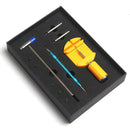 Watch Link Removing Tool Kit Wristwatch Band Pin Adjuster Remover Yellow