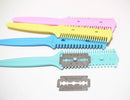 Barber Scissor Hair Cut Styling Razor Magic Blade Comb Hairdressing Tool Kit