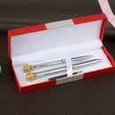 2pcs Outdoor Sports Golfers Score Pen Metal Golfer Pencil Accessories Gifts