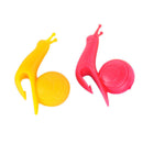 5pcs Cute Snail Shape Silicone Tea Bag Holder Cup Mug Candy Colors Gift Set C8E7