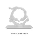 Fishing Rod Buckle Self-adhesive White Clip Lock Wall Mounted Paste Bracket