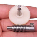 Metal worm wheel reduction gear set plastic gear reducer kit for diy accessor BX