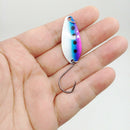 6 Pcs Fishing Spoon Spinner Koeder Metal Hook Hard Art Coating Colorful 6g